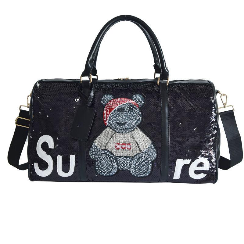 Women's Travel Bags, Large Capacity Short Distance Luggage Bags, Fashionable Dry and Wet Separation Fitness Bags, Swimming Yoga Bags