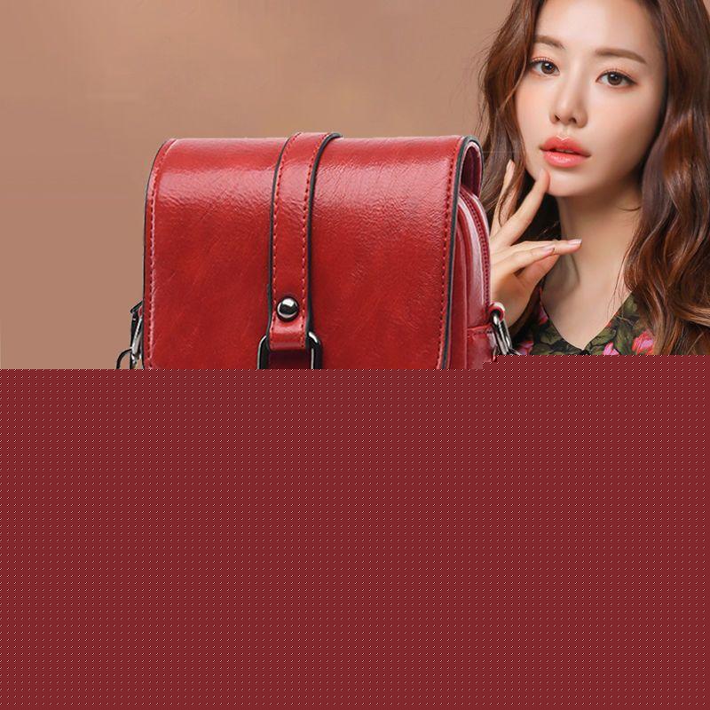 2024 New Versatile Retro Crossbody Small Bag Fashion Mini Shoulder Bag Simple and Magnificent Daily Versatile Mobile Bag Exquisite Multifunctional Solid Color Women's Bag