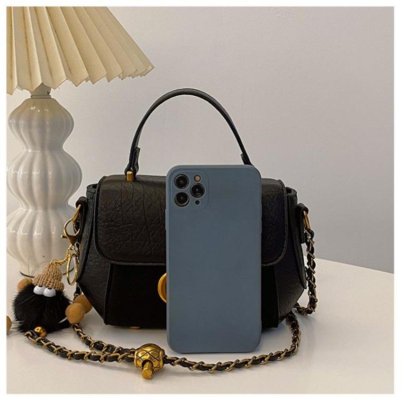 Advanced Texture Small Handbags Women's 2024 New Fashion Shoulder Messenger Bag Versatile Chain Small Square Bag