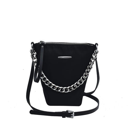 Nylon Simple Crossbody Bag Women's 2024 New Good-looking French Fashion All-Match Chain Shoulder Bag female