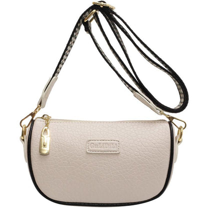 Fashion Popular Niche Bag 2024 New Women's Bag Fashion Wide Strap Messenger Bag High Sense Saddle Bag Small Crossbody Bag with Exquisite Details and Fashionable Wide Shoulder Strap