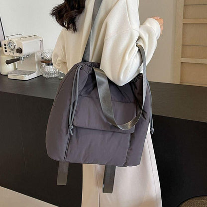 2024 Spring New Korean Fashion Leisure Bucket Bag Women's Fashion Casual Shoulder Bag Fashion Casual Messenger Bag