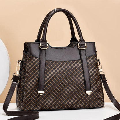 2024 New High Quality Handbag for Women: Contrasting Colors and Large Capacity Crossbody Bag