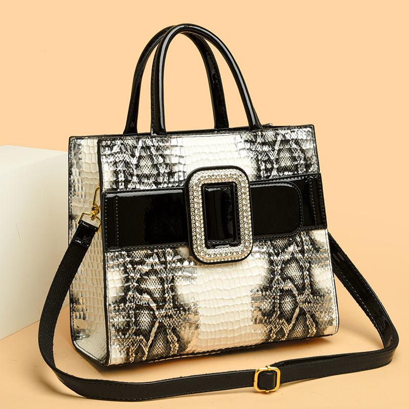 High Quality Crocodile Patterned Portable Women's Bag 2024 New Middle-aged Mom Crossbody Bag Fashion Shoulder Bag