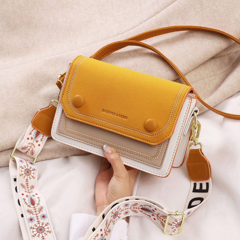 New Korean Version Women's Shoulder Bag Casual Versatile Crossbody Bag Small Bag Sweet Women's Bag Fashionable Small Square Bag Trend