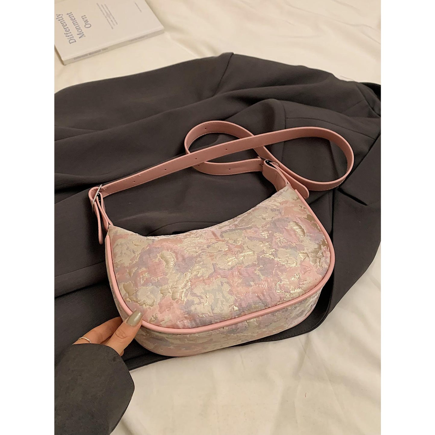 New Chinese Style National Style Trendy Small Bags Women's 2024 New Summer Commuter Shoulder Messenger Bag Dumpling Bag