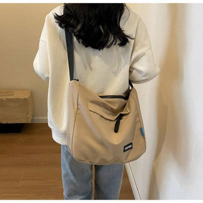 Nylon Cloth Bag Women's Tote Bag Large Capacity Autumn and Winter Crossbody 2024 New Fashion All-Match Shoulder Commuter Bag