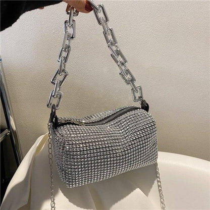 New Release Rhinestone Bag 2024- Elegant Full Diamond Crossbody Bag for Sophisticated Women handbag