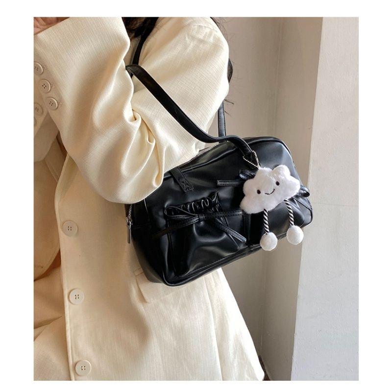 Retro Style High-End Women's Shoulder Bag Fashion Underarm Bag Versatile Convenient Small Square Bag Handbag Storage Bag Commuter Bag