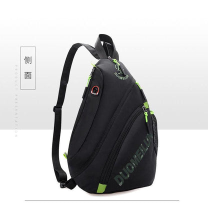 Backpack Men's Small Backpack Men's Multi-Functional Messenger Bag Large Capacity Casual Cool Portable Outdoor Small Backpack Fashion