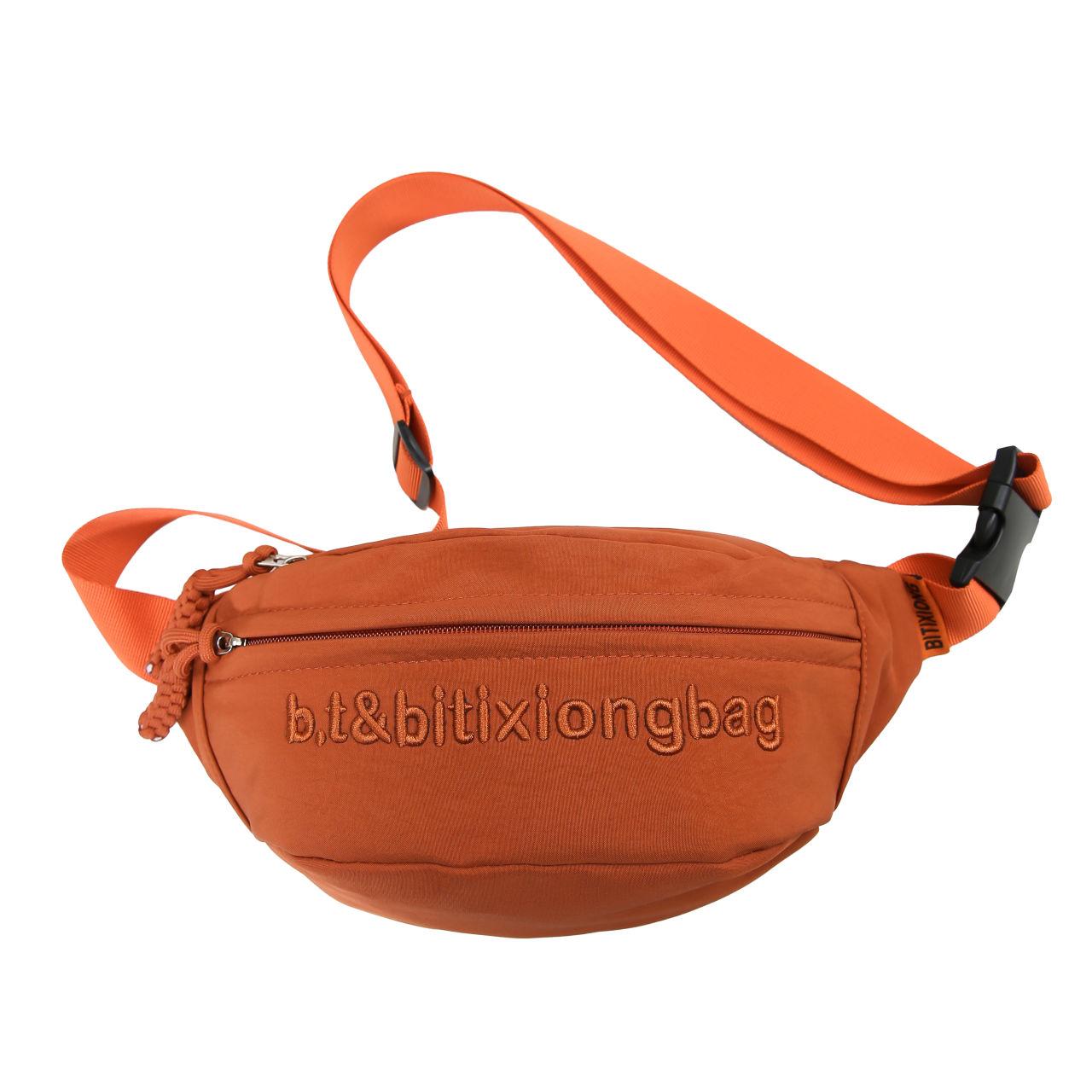 Chest Bag Crossbody Bag 2024 New All-Match Sports One-Shoulder Niche Messenger Bag Waist Bag Ins Casual Backpack Men and Women Same Style