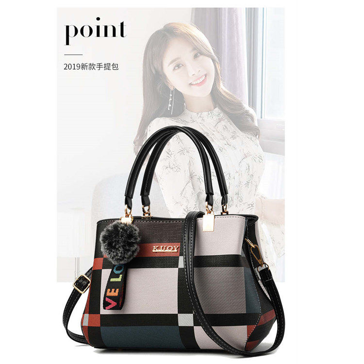 Women's Bag 2024 New Fashion Large Capacity Handbag Women's Bag All-Match Shoulder Women's Bag Crossbody Bag Big Bag