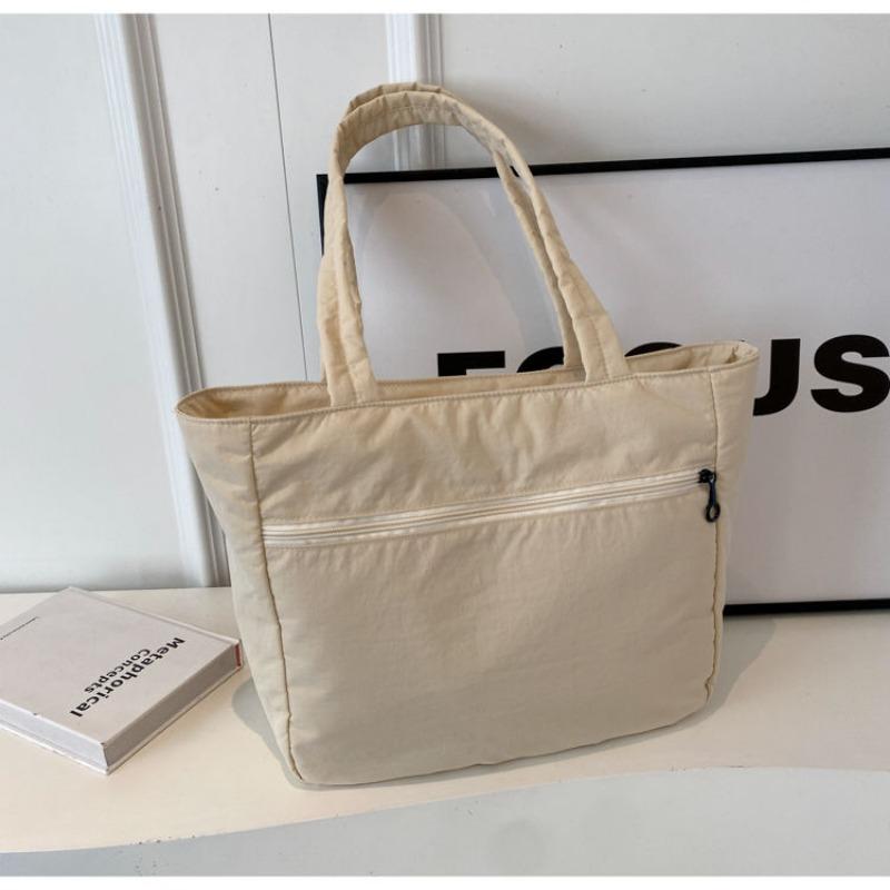 Large Capacity Casual Canvas Bag Women 2024 New Autumn and Winter Simplicity All-Match Shoulder Bag Lazy Commuter Tote