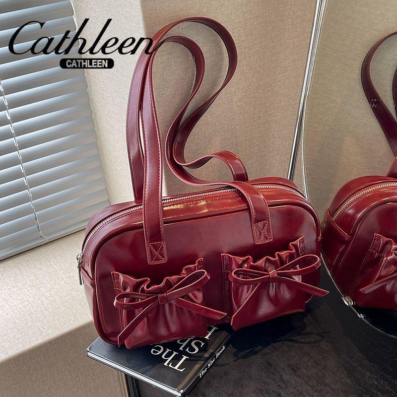 2024 Cyber Celebrity Style New Arrival Bow Underarm Bag New Niche Handbag Shoulder Fashion Bowling Pillow Commuter Bag