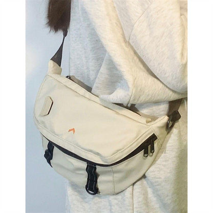 Japanese Style Harajuku Sports Waist Bag Casual Chest Bag Men South Korea Retro Easy Matching Tooling Crossbody Bag Female Niche