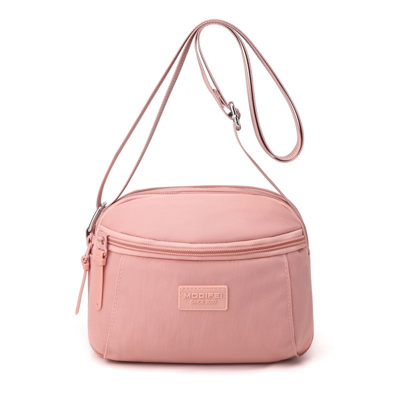 2024 New Fashion All-Match Messenger Bag for Women Summer Solid Color Casual Nylon Shoulder Bag Mini Bag for Women