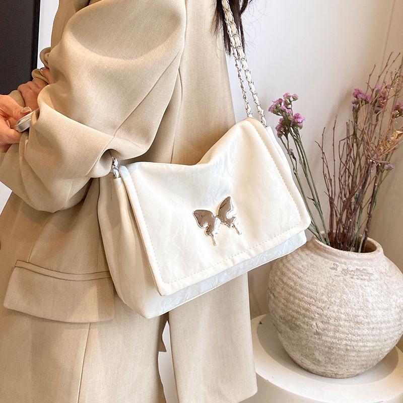 New crossbody bag Popular Bag Women's 2024 New Fashion Suede Chain Shoulder Bag Casual All-Match Tote Hobo Bag female