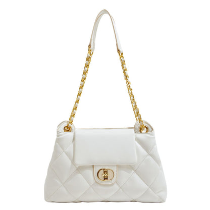 Diamond Style Tote Bag Women's 2024 New High-Grade Chain Shoulder Large Capacity Versatile Crossbody Commuter