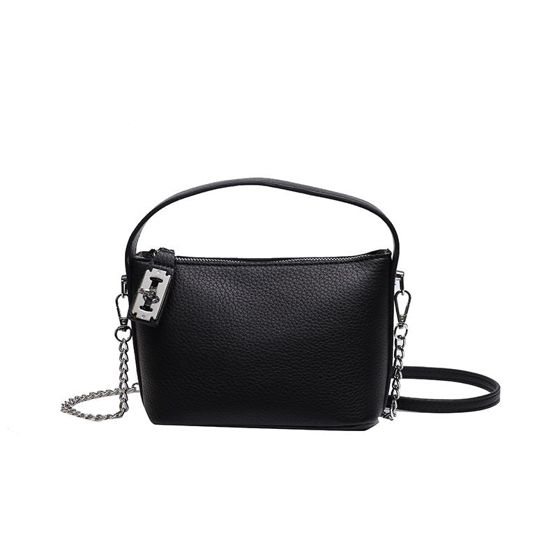 Milk Tea Color High-Grade Bag Women's Fashionable Stylish Simple and Versatile Women's Bag Refined Grace Women's Bag Crossbody