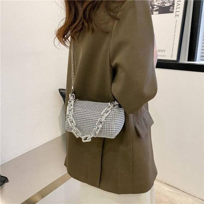 New Release Rhinestone Bag 2024- Elegant Full Diamond Crossbody Bag for Sophisticated Women handbag