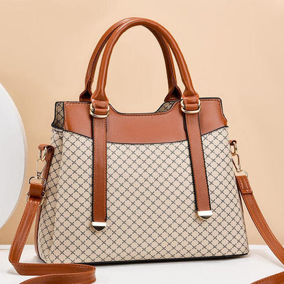 2024 New High Quality Handbag for Women: Contrasting Colors and Large Capacity Crossbody Bag