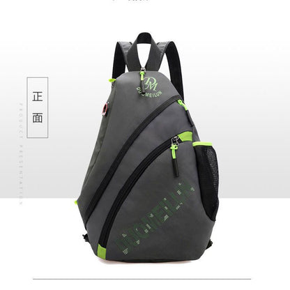 Backpack Men's Small Backpack Men's Multi-Functional Messenger Bag Large Capacity Casual Cool Portable Outdoor Small Backpack Fashion