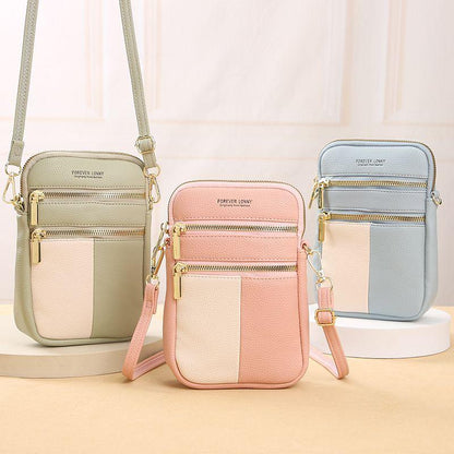 Summer Portable Cell Phone Bag Shoulder Messenger Bag Mobile Phone Bag Wrist Dancing Bag Wrist Bag Women's Halter Small Bag