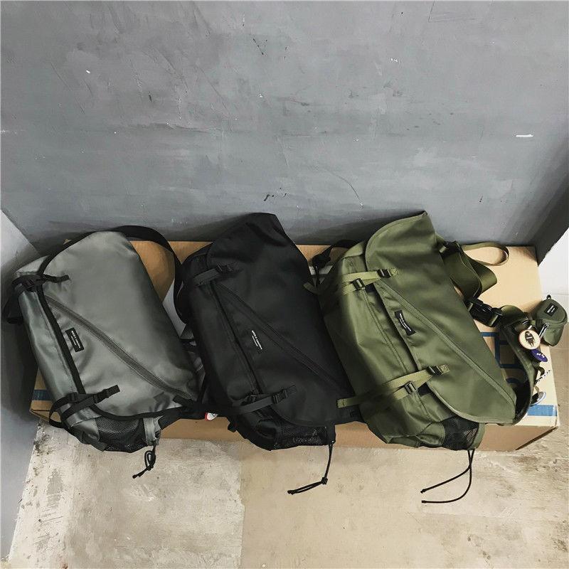 Single Shoulder Messenger Bag Men Fashion Brands Working Style Bag Student Casual Ins Harajuku Dead Flying Satchel Female Functional Messenger Bag