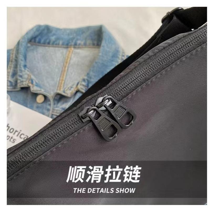 Idle Style Fashion Crescent Dumpling Bag 2024 New Spring Summer Waterproof Oxford Cloth Bag Shoulder Messenger Bag