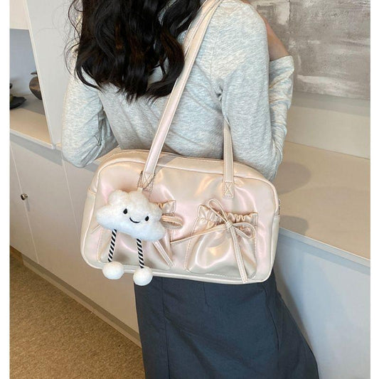 Retro Style High-End Women's Shoulder Bag Fashion Underarm Bag Versatile Convenient Small Square Bag Handbag Storage Bag Commuter Bag