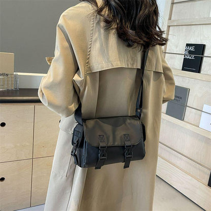 Niche Tooling Messenger Bag 2024 New Casual All-Match Men's and Women's Handbags Fashion Brand Fashion out Shoulder Bag Unisex