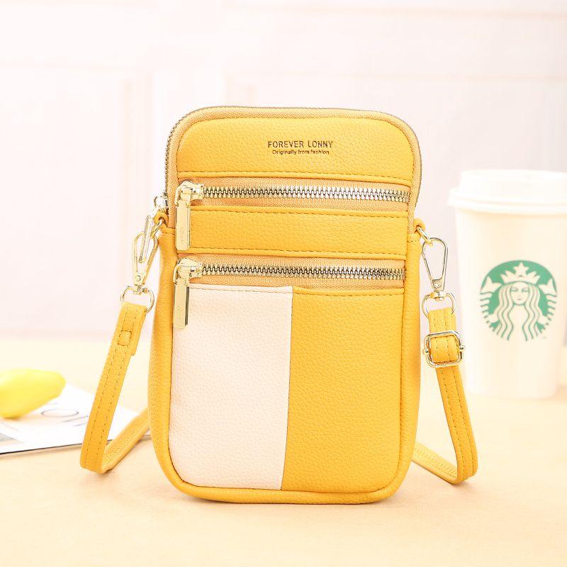 Summer Portable Cell Phone Bag Shoulder Messenger Bag Mobile Phone Bag Wrist Dancing Bag Wrist Bag Women's Halter Small Bag