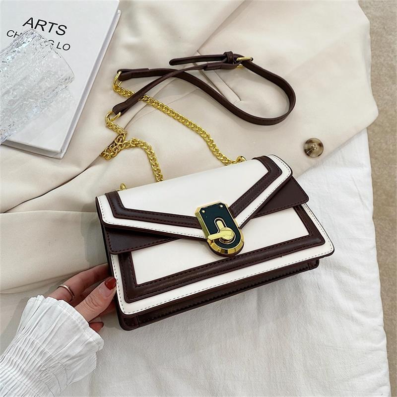 High End, Niche, and Foreign Style Small Bags 2024 New Women's Bags Summer Versatile Chain Crossbody Bags Popular Small Square Bags