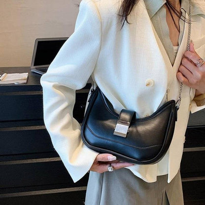 Special-Interest Design Bag Women's 2024 New High-Grade Western Style Chain Shoulder Messenger Bag Internet Hot Dumpling Bag