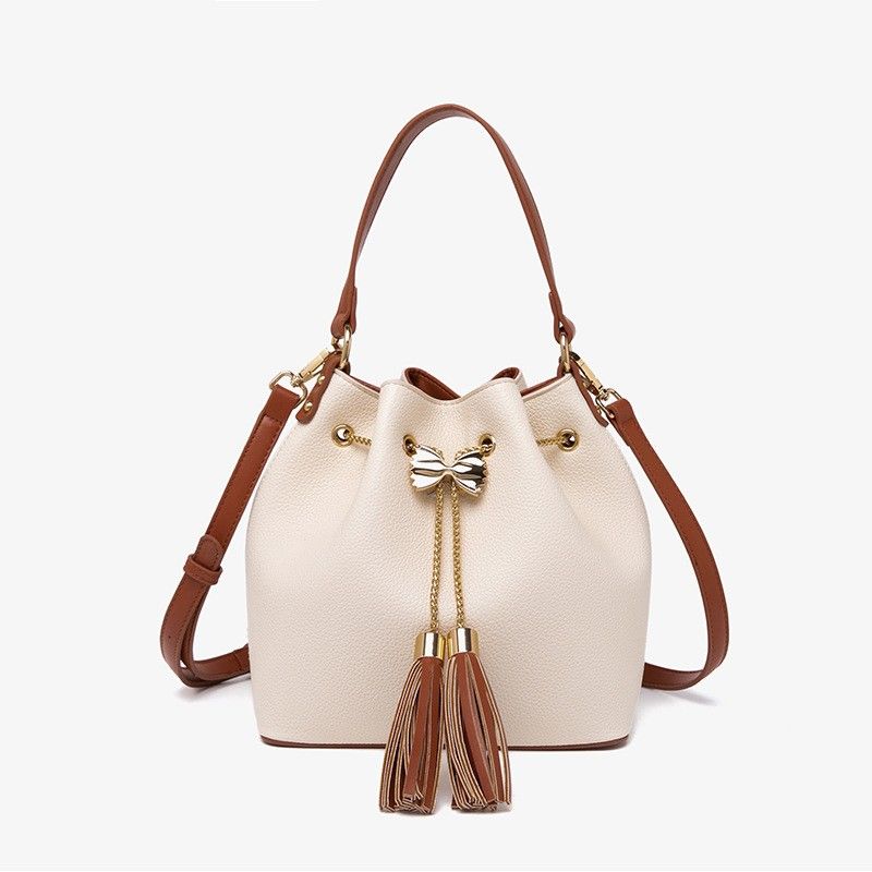 Women's Bag 2024 Spring/Summer New Fashion Trend Large Capacity Premium Feel Water Bucket Bag Single Shoulder Crossbody Handheld Women's Bag