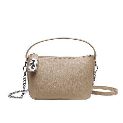 Milk Tea Color High-Grade Bag Women's Fashionable Stylish Simple and Versatile Women's Bag Refined Grace Women's Bag Crossbody