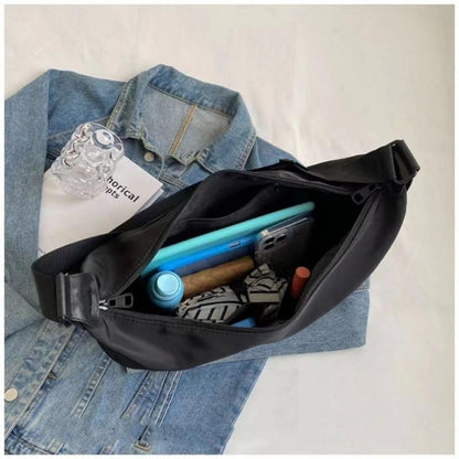 Idle Style Fashion Crescent Dumpling Bag 2024 New Spring Summer Waterproof Oxford Cloth Bag Shoulder Messenger Bag