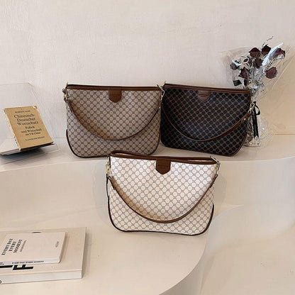 High-Grade Large Capacity Totes Minority All-Match Crossbody Bag for Women 2024 New Trendy Texture Hand-Carrying Big Shoulder Bag for Women