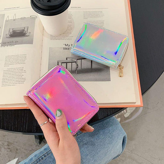 Laser Card Holder Female Multiple Card Slots Large Capacity 2024 New Exquisite High-End Bank Card Storage Card Holder Small Card Holder