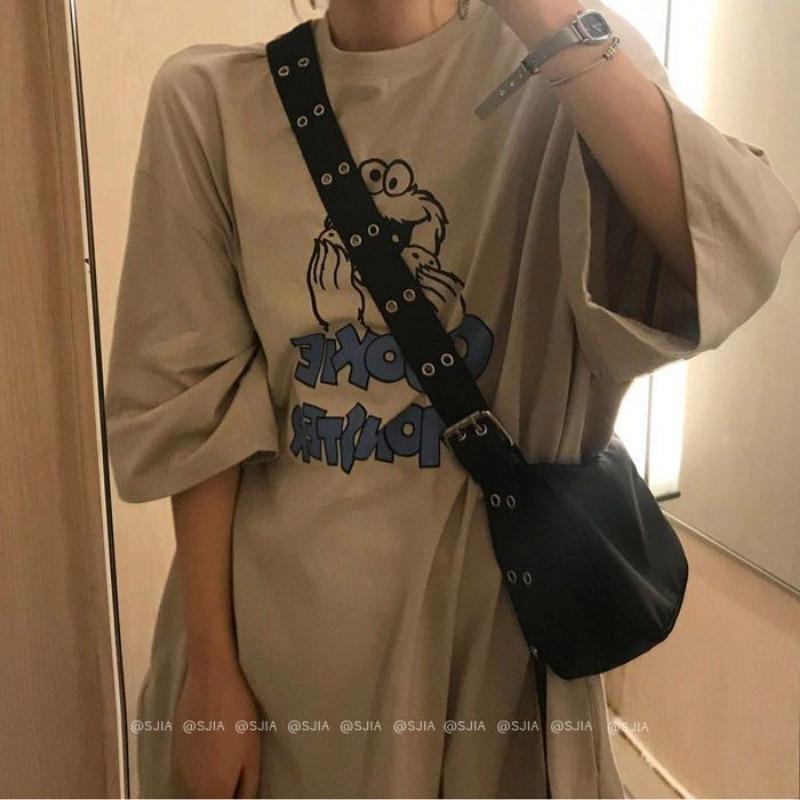 2024 New Trendy Retro Minority Design Messenger Bag Pin Buckle Versatile Nylon Shoulder Bag Underarm Baguette Bag Women