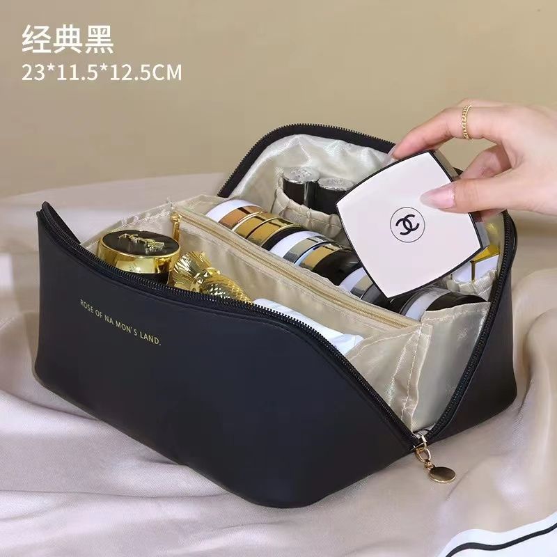 Korean Style Cosmetic Bag Portable Large Capacity High Sense Internet Celebrity 2024 New Travel Cosmetics Wash Bag