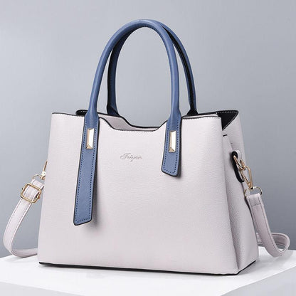 Women's Bag Fashion Light Luxury Mom's Bag 2024 New PU Simple and Magnificent Women's Handheld Shoulder Bag Tidal Crossbody Bag