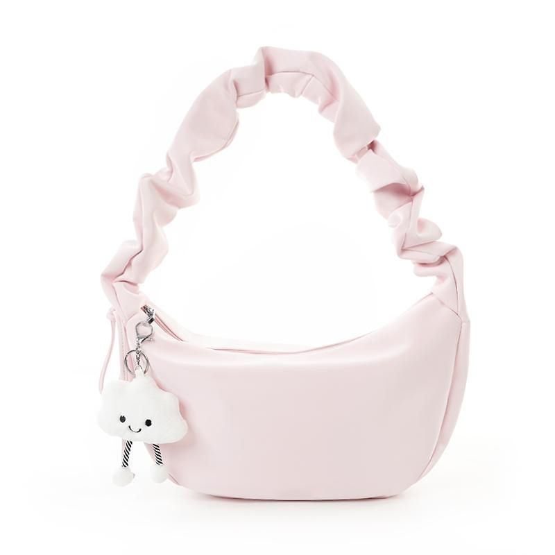 Good-looking Western Style Girly and Fashion Cloud Bag 2024 New Minority All-Match Solid Color Shoulder Crossbody Bag