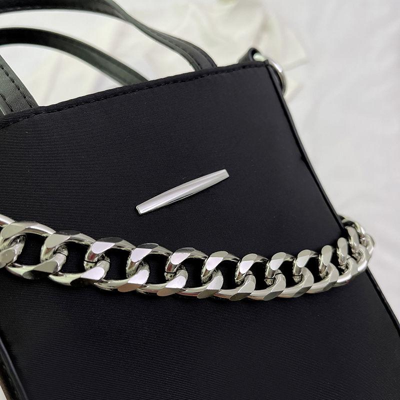 Nylon Simple Crossbody Bag Women's 2024 New Good-looking French Fashion All-Match Chain Shoulder Bag female