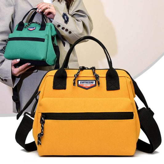 2024 Spring and Summer Shoulder Bag Water-Repellent Niche Fashionable Pure Bag for Mom Travel Portable bag female