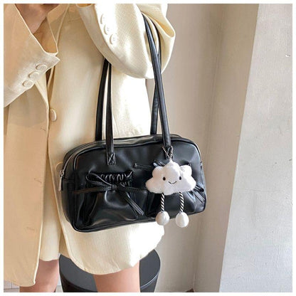 Retro Style High-End Women's Shoulder Bag Fashion Underarm Bag Versatile Convenient Small Square Bag Handbag Storage Bag Commuter Bag