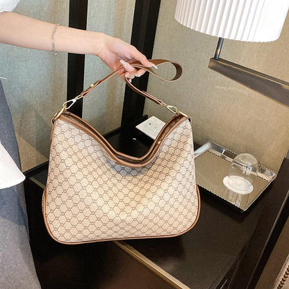 High-Grade Large Capacity Totes Minority All-Match Crossbody Bag for Women 2024 New Trendy Texture Hand-Carrying Big Shoulder Bag for Women