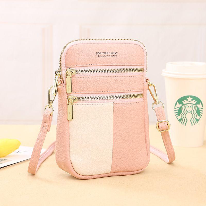 Summer Portable Cell Phone Bag Shoulder Messenger Bag Mobile Phone Bag Wrist Dancing Bag Wrist Bag Women's Halter Small Bag