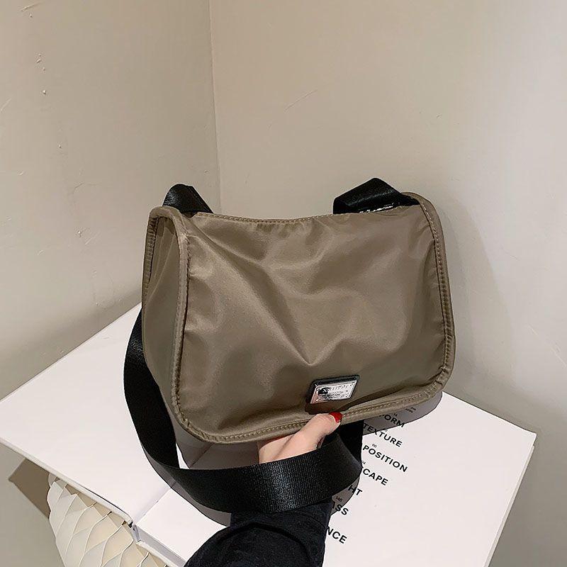 Small Bag for Women 2024 Autumn New Fashion Oxford Cloth Shoulder Small Square Bag Internet Hot Messenger Bag