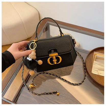 Advanced Texture Small Handbags Women's 2024 New Fashion Shoulder Messenger Bag Versatile Chain Small Square Bag